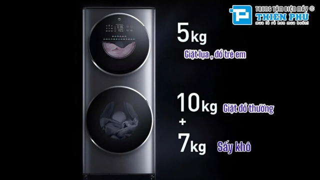 Đặc điểm nổi bật có trong tháp giặt sấy Xiaomi Mijia XM21