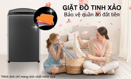 Máy giặt LG cửa trên T2512VBTB- Giặt thơm, sạch, êm ái nhờ Smart Inverter và TurboDrum