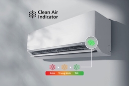 Tìm hiểu tính năng Clean Air Indicator trên điều hòa Panasonic XU mới 2025 là gì?