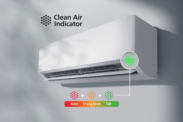 Tìm hiểu tính năng Clean Air Indicator trên điều hòa Panasonic XU mới 2025 là gì?