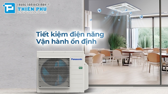Điều hòa âm trần Panasonic 1 chiều 48000btu S-3448PU3HA/U-48PRH1H5 thiết kế nhỏ gọn, hiệu suất vượt trội