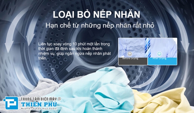Những tiện ích mà chiếc máy sấy quần áo Casper TD-72VWD đem lại cho người dùng