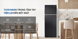 Tủ lạnh Aqua inverter AQR-T260FA(FB) giải pháp bảo quản thực phẩm hiện đại cho gia đình bạn