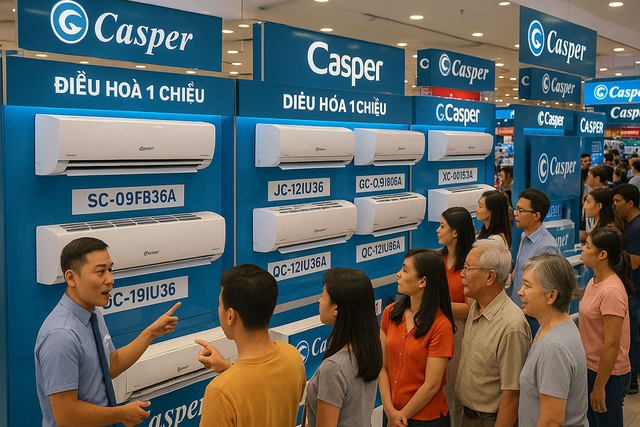 Điều hòa Casper 1 chiều loại nào tốt đáng mua? Chia sẻ một số model hot nhất hiện nay