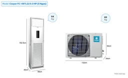 Điều hòa cây Casper 48000btu FC-48TL22 – Làm mát diện rộng, thiết kế hiện đại năm 2025