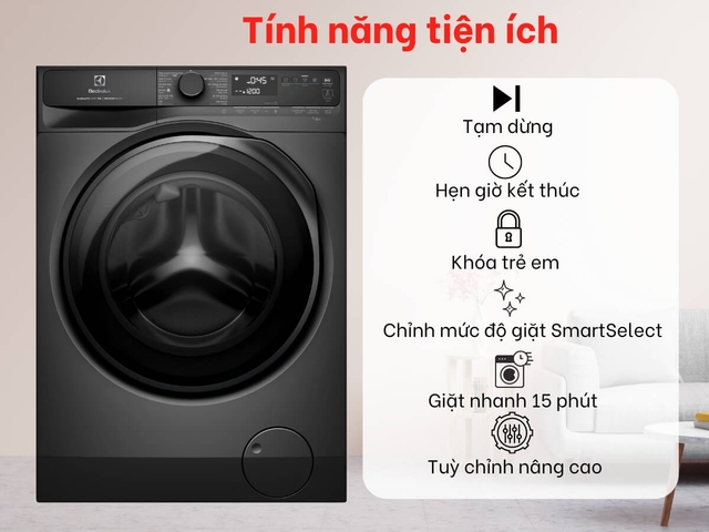 Đánh giá máy giặt electrolux 11Kg EWF1142R9SC &#8211;  Lựa chọn tốt tầm giá