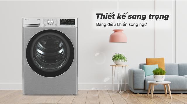 Máy sấy quần áo LG DVHP50M giải pháp toàn diện cho gia đình hiện đại