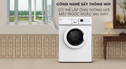 Ưu điểm nổi bật của máy sấy quần áo Casper thông hơi TD-72VWD