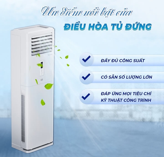 Top 5 điều hòa tủ đứng 36000BTU thu hút nhiều người mua nhất 2026