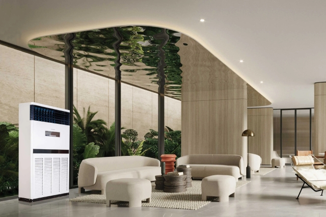 Tối ưu hiệu suất làm mát với điều hòa cây Nagakawa inverter 2 chiều NIP-A100R1K56