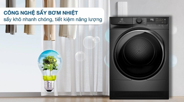 Đánh giá chi tiết máy sấy quần áo Electrolux EDH903R7SC 9kg