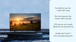 So sánh smart tivi Samsung 43 inch QA43Q8FAAKXXV với QA43Q7FAAKXXV: Nên chọn tivi 43 inch QLED Samsung Vision AI nào?