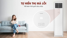 Tận hưởng không gian mát lạnh tối ưu với điều hòa cây Gree 30000btu GVC30AMXH-K6NNC7B