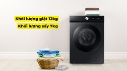Vì sao máy giặt sấy Samsung WD12DB7B85GBSV 12kg được đánh giá cao?