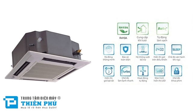 Hướng dẫn lắp đặt và bảo dưỡng điều hòa âm trần Gree 48000btu GU140T/A1-K/GUL140W/A1-M chính hãng