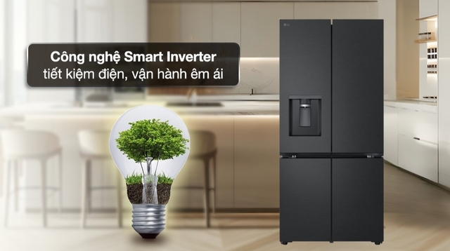 Tủ lạnh LG LFD58BLMA bảo quản thực phẩm tốt cùng nhiều tiện nghi