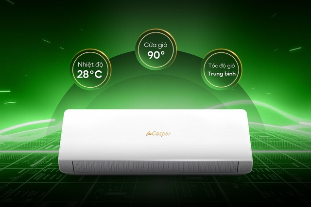 Top 3 model điều hòa Casper inverter tiết kiệm điện đáng mua nhất cho phòng dưới 15m2