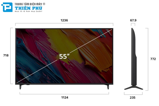Smart Tivi LG QNED 4K 55 Inch 55QNED70ASA