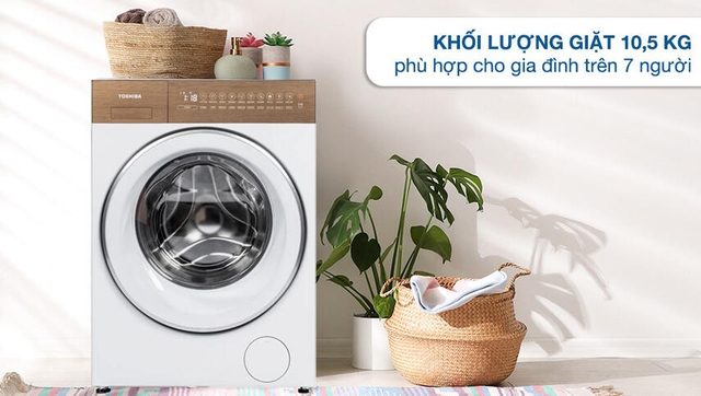 Máy giặt Toshiba inverter TW-T37BZP115MWV(WT) giải pháp giặt giũ thông minh cho gia đình hiện đại