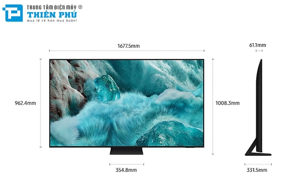 Smart Tivi Samsung QLED 75 Inch 4K Vision AI QA75Q7F5AKXXV