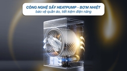 Chống ẩm – chống nhăn – chống lo mùa mưa với máy sấy quần áo LG inverter DVHP50W