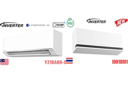 So sánh điều hòa Panasonic CS-YZ18AKH-8 và LG IDH18M1, nên mua điều hòa 18000btu nào?