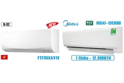 So sánh điều hòa Daikin FTF35XAV1V và Midea MSAFII-13CRN8, điều hòa 1 chiều nào tốt?