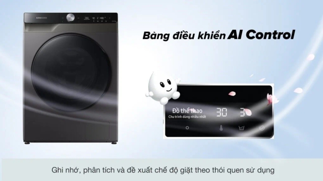 Máy giặt Samsung 10Kg WW10TP44DSB/SV &#8211; Bước tiến công nghệ, thiết kế hiện đại