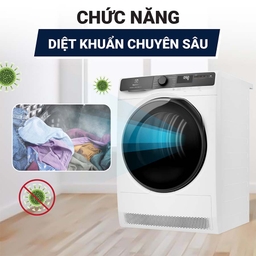 Máy sấy quần áo Electrolux EDH803J5WC giải pháp tối ưu cho ngày mưa gió