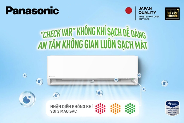 Điều hòa Panasonic CS-XU18BKH-8, thiết bị làm mát và lọc không khí kết hợp