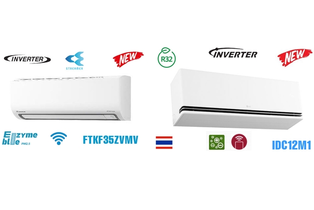 So sánh giữa điều hòa Daikin FTKF35ZVMV và điều hòa LG IDC12M1, loại nào đáng mua hơn?