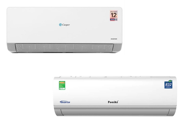 Tầm giá 5 triệu nên mua điều hòa Casper QC-09IU36A hay Funiki HIC09TMU tốt hơn?