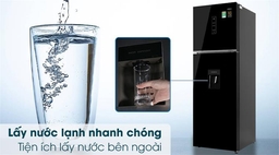 Tủ lạnh Aqua inverter AQR-T389FA(WGB) tiết kiệm điện, thiết kế sang trọng, bảo quản thực phẩm tối ưu