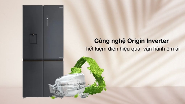 Tủ lạnh Toshiba inverter GR-RF675WI-PMV đỉnh cao công nghệ, nâng tầm cuộc sống