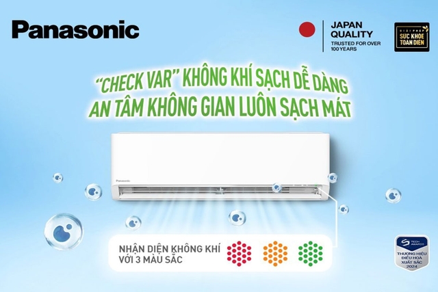 Tìm hiểu về cảm biến chất lượng không khí có trên điều hòa Panasonic CS-XU18BKH-8
