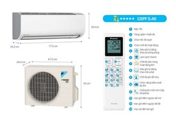 Cập nhật giá mới nhất điều hòa Daikin 22000 1 chiều inverter FTKF60ZVMV