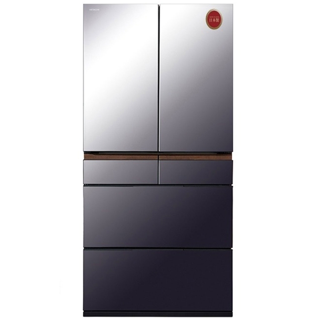 Tủ Lạnh Hitachi Inverter 6 Cánh 670 Lít R-GW670TV(XM)