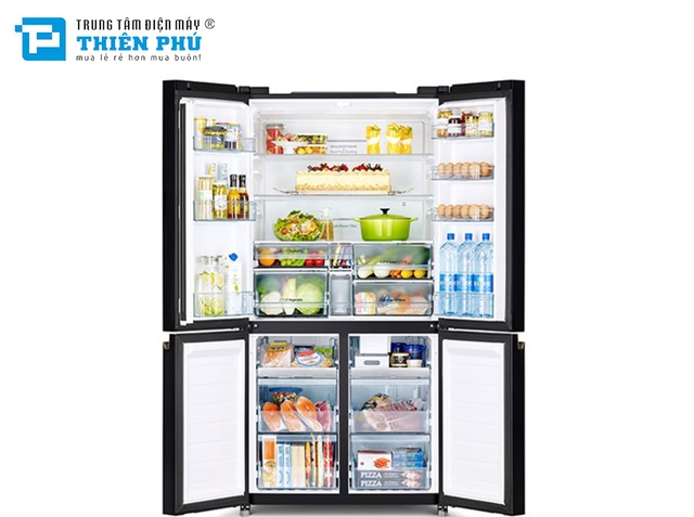 Tủ Lạnh Hitachi Inverter 4 Cánh 645 Lít R-WB700PGV4(GBK)