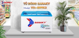 Đánh giá tổng quan về tủ đông Sanaky 340 lít VH 4899K có tốt không, có nên mua?