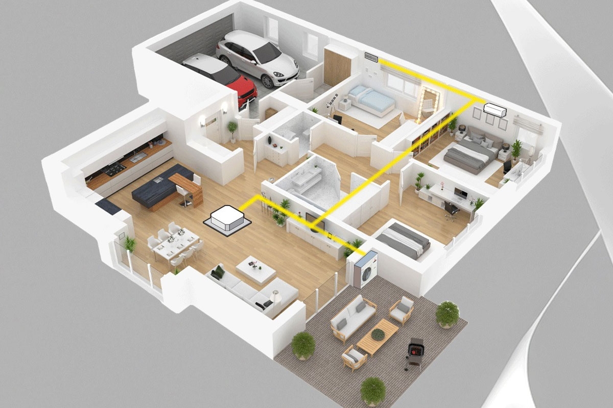 Đánh giá chi tiết hệ thống điều hòa multi Mitsubishi 2 chiều SCM80ZS-W