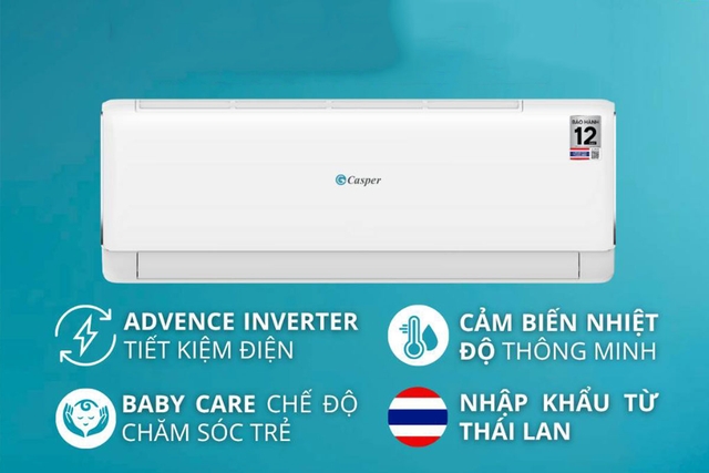 Có nên đầu tư điều hòa Casper 9000btu 1 chiều c cho phòng dưới 15m2?