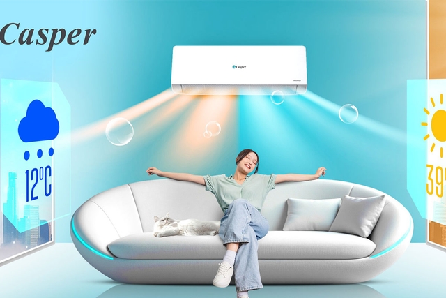 Top 3 điều hòa Casper đồng giá dưới 6 triệu đồng làm mát tốt đáng mua nhất hiện nay