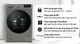TOP 3 máy giặt LG cửa ngang 10kg đứng đầu thị trường không nên bỏ lỡ