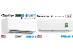 So sánh giữa điều hòa Panasonic CS-U12BKH-8 và CS-RU12AKH-8 có gì khác biệt?