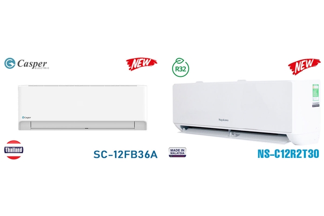 So sánh giữa điều hòa Casper SC-12FB36A và Nagakawa NS-C12R2T30 loại nào tốt hơn?