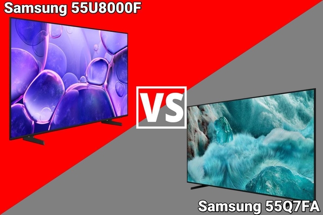 So sánh UA55U8000F và QA55Q7FA, tivi Samsung 55 inch nào đáng mua hơn ở 2025?