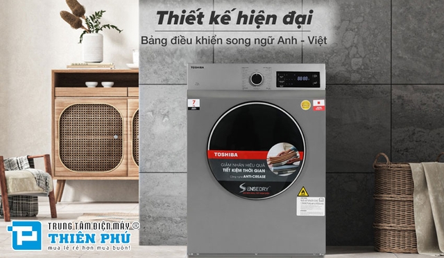 Những lợi ích bạn nhận được khi lựa chọn máy sấy quần áo Toshiba TD-H80SEV(SK) cho gia đình