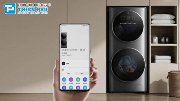 Những điểm nhấn tinh tế của tháp giặt sấy Xiaomi thông minh Mijia XM21