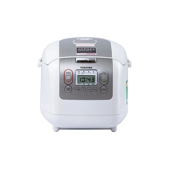 Nồi cơm điện tử Toshiba RC-10NMFVN(WT) 1 Lít thiết kế hiện đại, đa chức năng