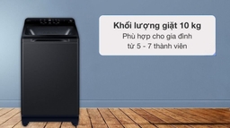 Máy giặt Aqua inverter AQW-DR100JT BK hiện đại, tiết kiệm và thông minh cho mọi gia đình